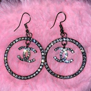 designer hoop earrings